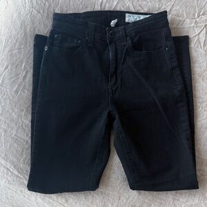 rag & bone women's Nina Black Skinny Jeans